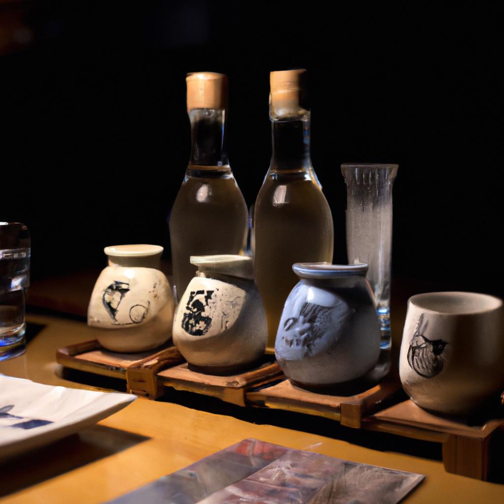 日本酒の豊富なセレクション