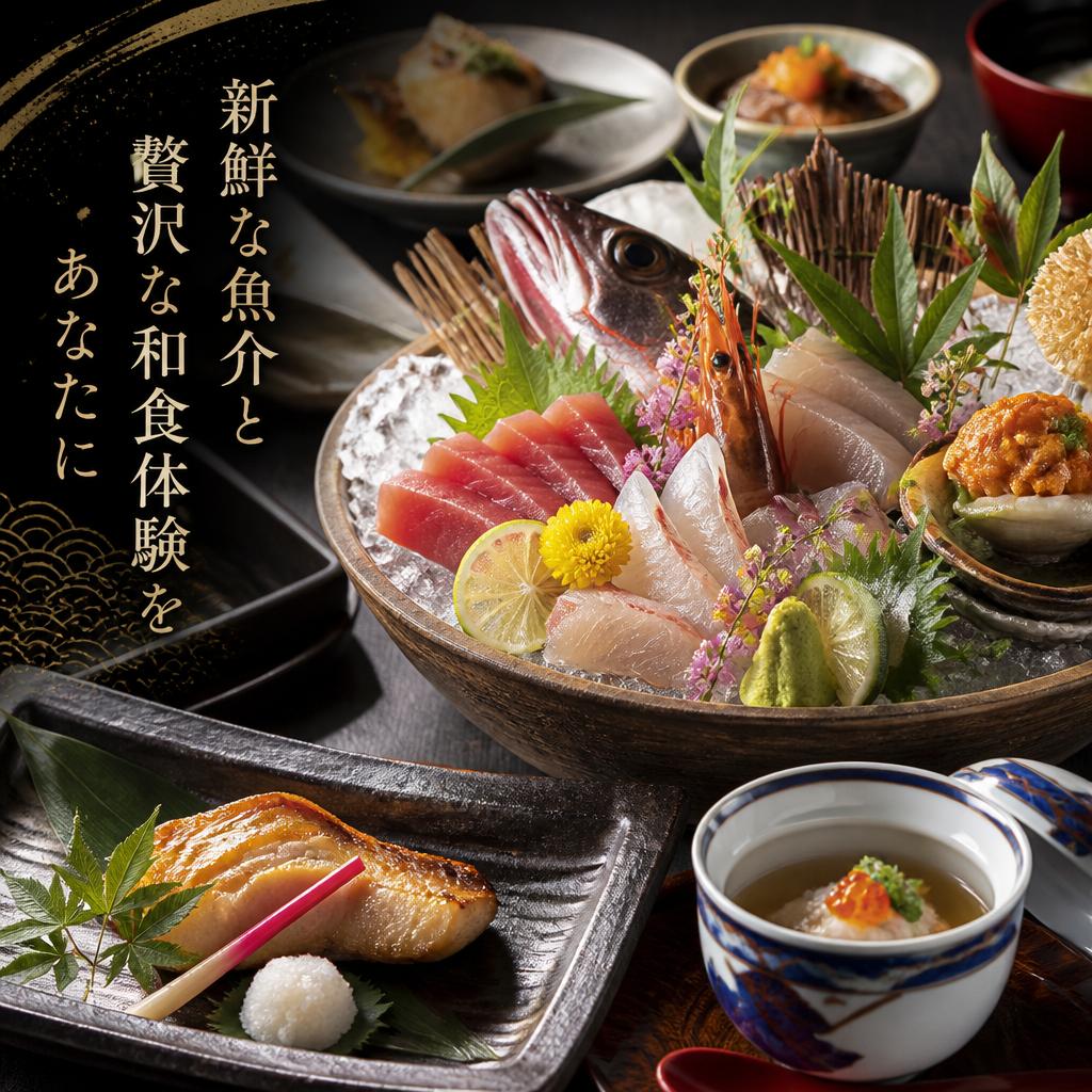 新鮮な魚介と贅沢な和食体験をあなたに