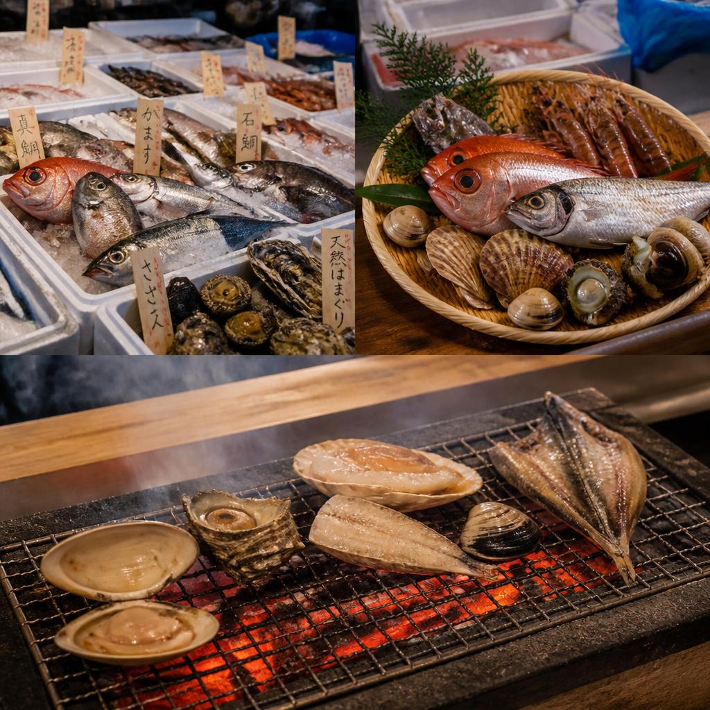 新鮮魚介のこだわり
