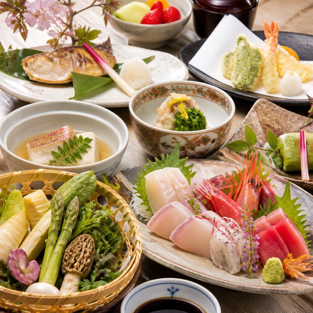 旬の食材の三昧