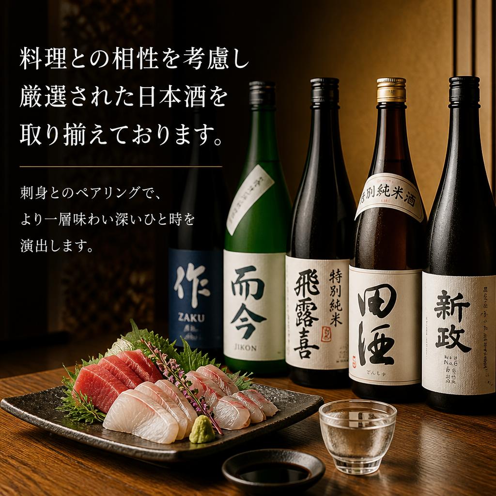 こだわりの日本酒