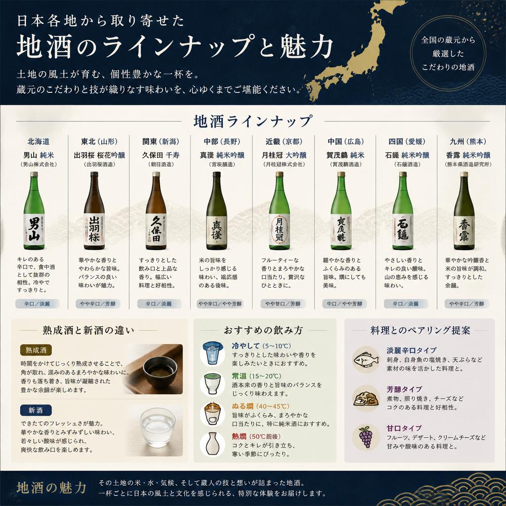 厳選された日本の地酒