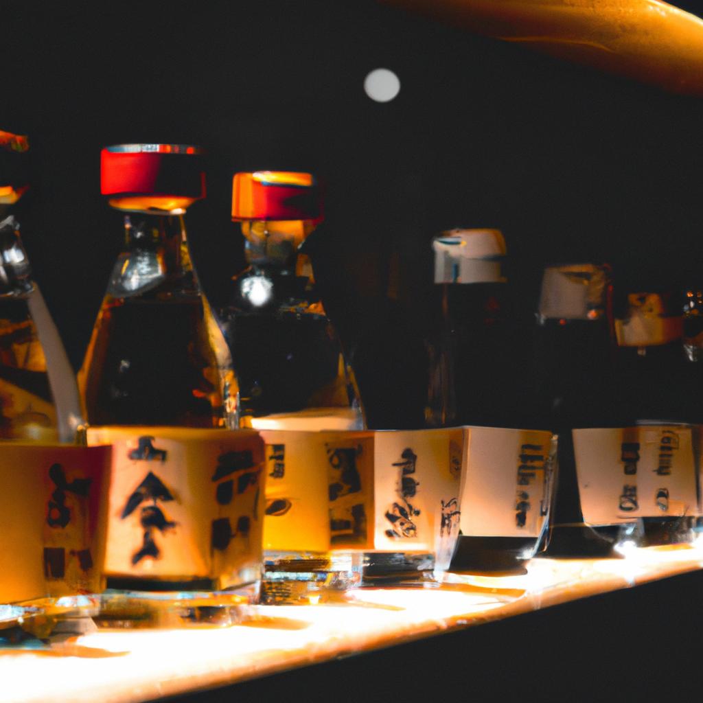 厳選された日本酒の数々