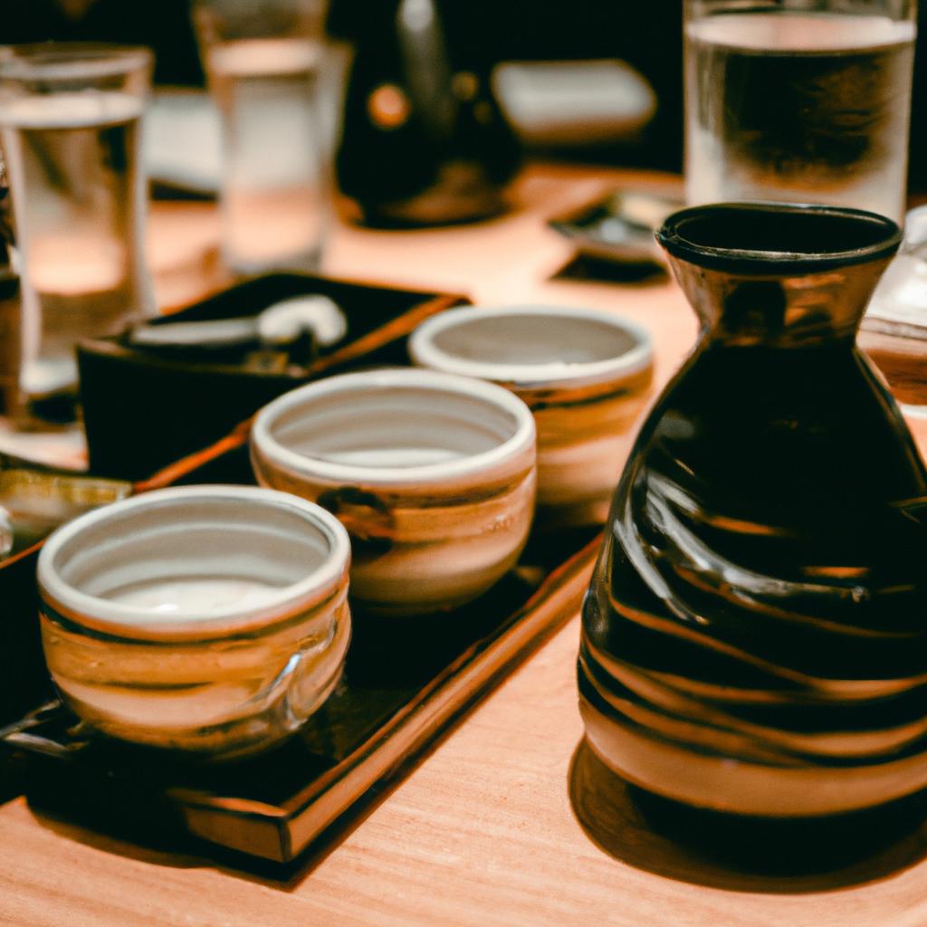 厳選された日本酒のラインナップ