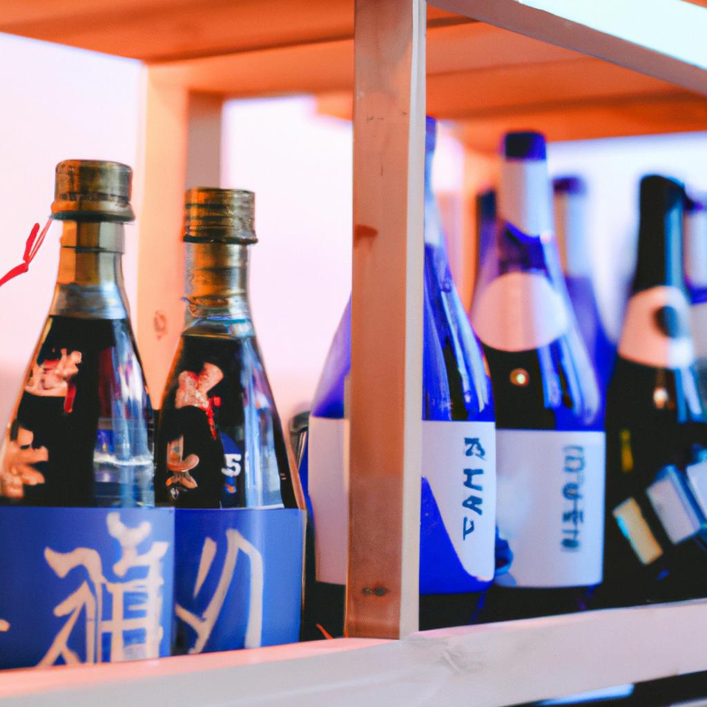 厳選された日本酒の数々
