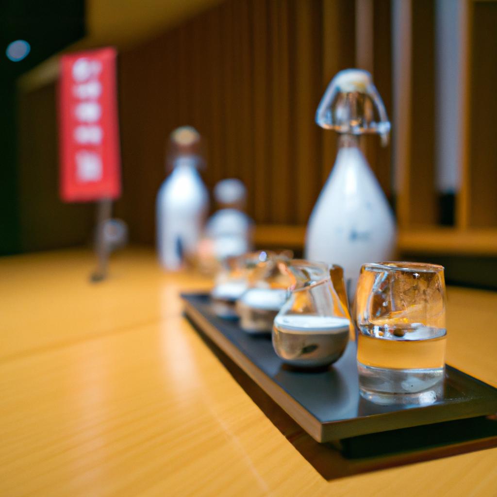 カウンターで特別な日本酒体験を！