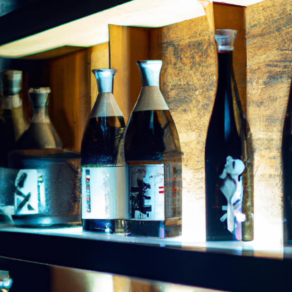 厳選された日本酒の数々